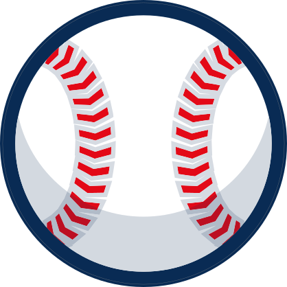 Fastball Pitching Seams Baseball Sticker