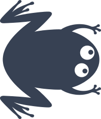 Fat Frog Toad Sticker