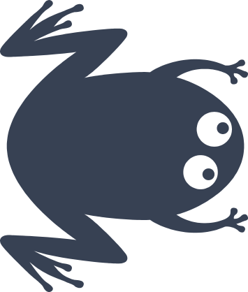 Fat Frog Toad Sticker