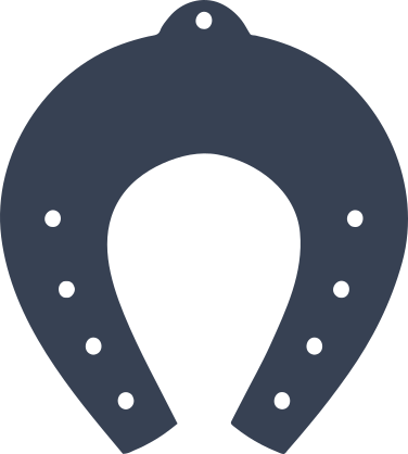 Fat Horseshoe Sticker