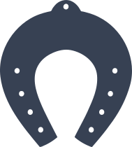 Fat Horseshoe Sticker