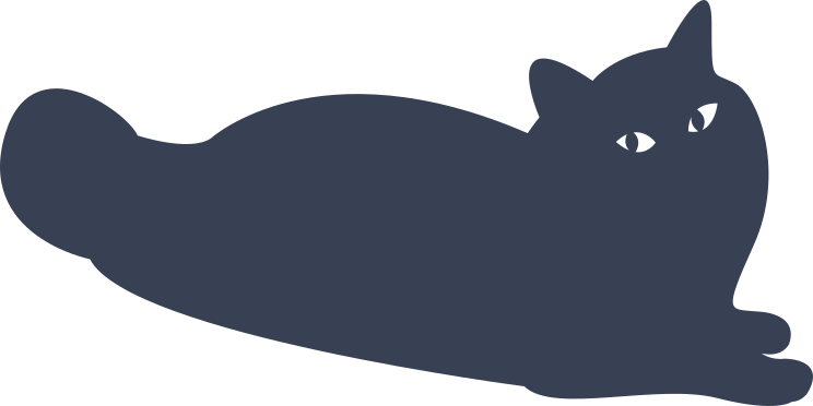 Fat Kitty Cat Sticker