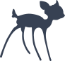 Fawn Deer Sticker