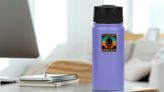 Feeling Kinda Squatchy Bigfoot Sticker on a Water Bottle (New) example