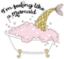 Feeling Like a Mermaid Sticker