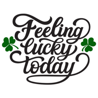 Feeling Lucky Today Sticker