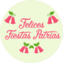 Felices Fiestas Patrias, Chilean National Flower Sticker