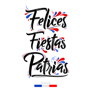 Felices Fiestas Patrias, Chilean Sticker
