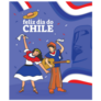 Feliz Dia Do Chile Patrias Fiestas Day Sticker