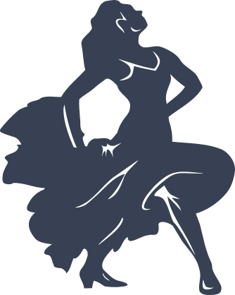 Female Flamenco Dancer Sticker