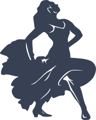 Female Flamenco Dancer Sticker