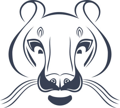 Female Lion Face Sticker