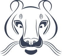 Female Lion Face Sticker