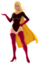 Female Superhero Presenting Sticker