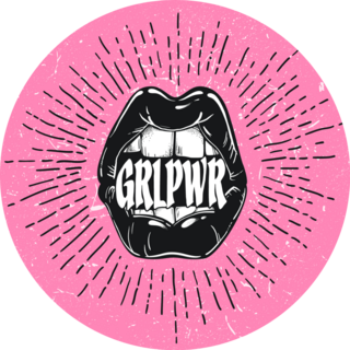 Feminism Slogan Girl Power Sticker