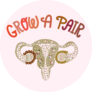 Feminist Grow A Pair Uterus Sticker