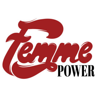 Femme Power Lettering Sticker