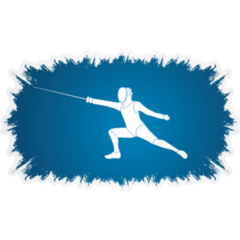 Fencing Action Sticker