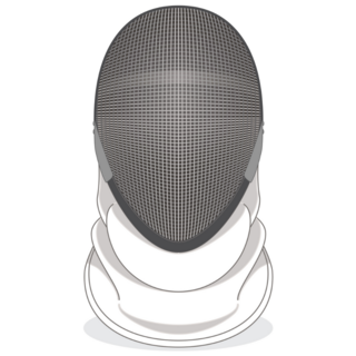 Fencing Helmet Sticker