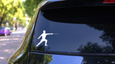 Fencing Sticker on a Rear Car Window (New) example