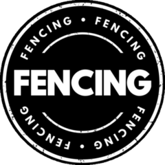 Fencing Text Sticker