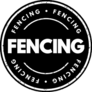Fencing Text Sticker