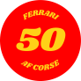 Ferrari AF Corse 50 Sticker