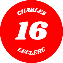 Ferrari Charles Leclerc 16 Sticker