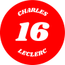 Ferrari Charles Leclerc 16 Sticker