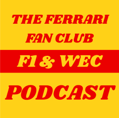 Ferrari Fan Club Cover Red on Yellow Sticker