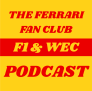 Ferrari Fan Club Cover Red on Yellow Sticker