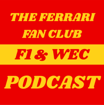 Ferrari Fan Club Cover Yellow on Red Sticker