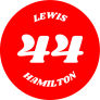 Ferrari Lewis Hamilton 44 Sticker