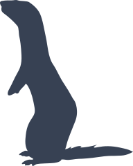 Ferret Sniffing Sticker