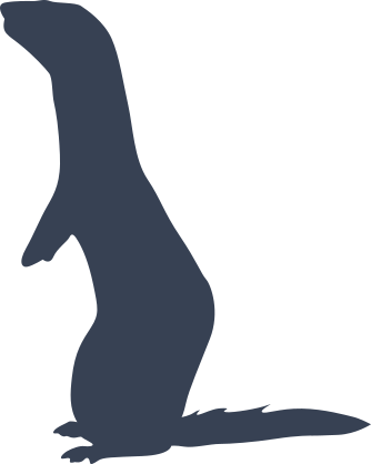 Ferret Sniffing Sticker