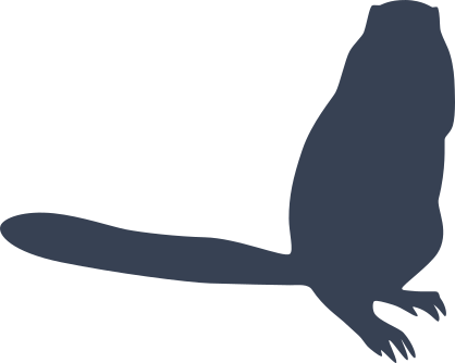 Ferret Standing On Two Legs Sticker