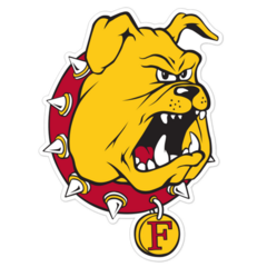 Ferris State NCAA Logo Sticker