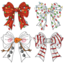 Festive Bow Sticker Sheet