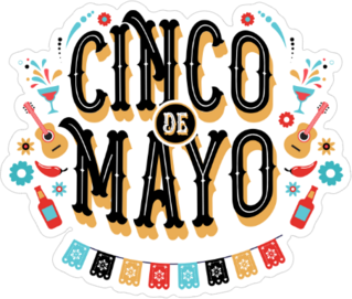 Festive Cinco De Mayo Sticker