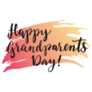Festive Happy Grandparents Day Sticker