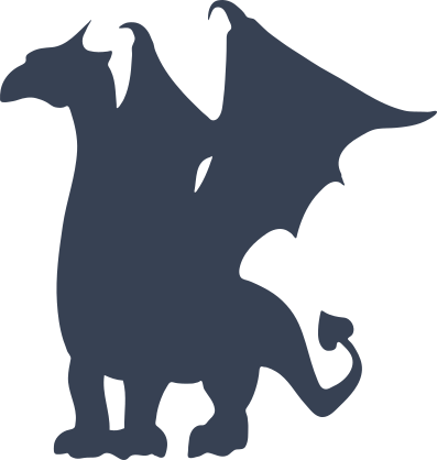 Fierce Dragon Sticker