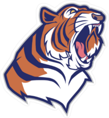 Fierce Tiger Mascot Sticker