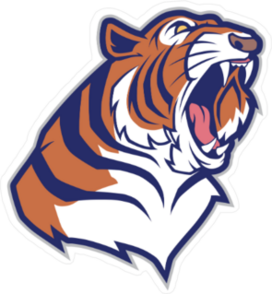 Fierce Tiger Mascot Sticker
