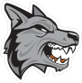 Fierce Wolf Mascot Sticker