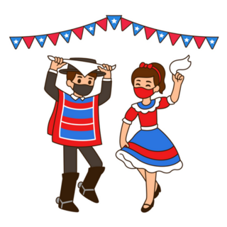 Fiestas Patrias Chilean National Holiday Sticker