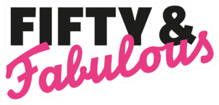 Fifty And Fabulous - 50th Birthday Sticker