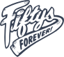 Fiftys Forever Vinyl Lettering Sticker