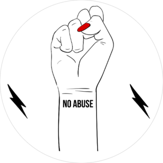 Fighting Fist Of A Woman Sticker