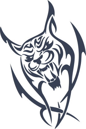 Fighting Lynx Sticker