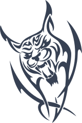 Fighting Lynx Sticker